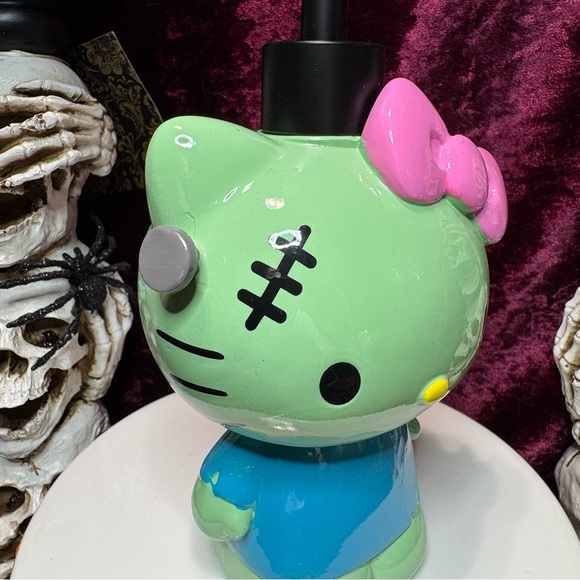 Halloween Spooky Season Sanrio Hello Kitty Frankenstein Monster Soap Dispenser - Picture 9 of 12
